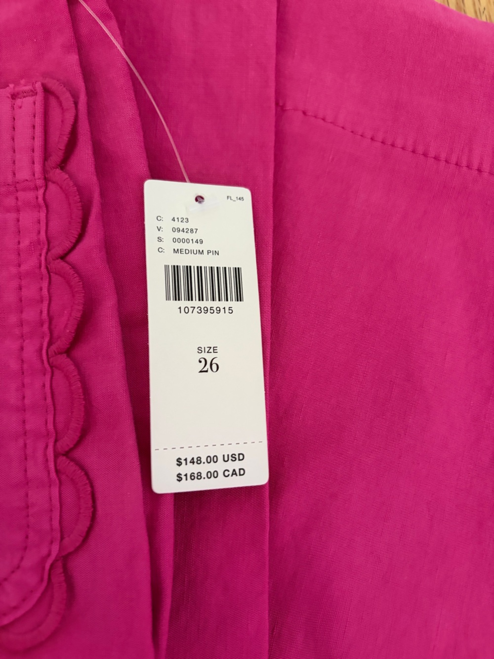 Anthropologie Brand New Colette hot pink pants - Picture 4 of 5